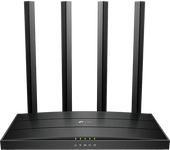 Router WiFi - TP-Link Archer C6, 1200 Mbps, Doble Banda, MU-MIMO, Beamforming, Gigabit, WPS, WPA3