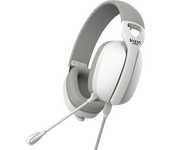 Auriculares gaming - Vieta Pro Aura, Circumaurales, Con Cable, Ajustable, Función Mute, Blanco y Negro