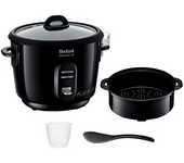 REACONDICIONADO Seminuevo Muy bueno Arrocera - Tefal Classic RK1028, 500 W, 3 l, Para 6 tazas, Antiadherente extraíble, Negro