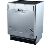 Lavavajillas integrable - Infiniton DIW-BI614, 14 servicios, 7 programas, 60 cm, Apertura puerta automática, Tercera bandeja, Inox