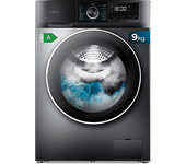 REACONDICIONADO Seminuevo Excelente Lavadora carga frontal - Cecotec Bolero DressCode 9500 Inverter Steel A, 9 kg, 1400 rpm, Motor inverter plus