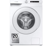 REACONDICIONADO Seminuevo Excelente Lavadora carga frontal - Samsung WW12T504DTW/S3, 12kg, 1400 rpm, EcoBubble™, Inteligencia Artificial, WiFi, Blanco