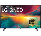 TV QNED 43" - LG 43QNED776RB, UHD 4K, Procesador Inteligente 4K α5 Gen6, Smart TV, Negro
