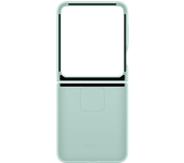 Funda móvil - Samsung Silicone Case, Para Galaxy Z Flip6, Con anillo, Mint