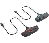 Cable de carga - Ardistel BlackFire Charge & Play Twin Pack, Para Joy-Con 2 Nintendo Switch 2, 3 metros, Negro