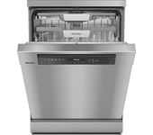 Lavavajillas - Miele G7600SCEDST/CLST, 14 cubiertos, 9 programas, 60 cm, Bandeja de servicios, Wifi, Dosificación automática, Acero inox CleanSteel