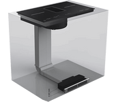 REACONDICIONADO Seminuevo Bueno Accesorio campana extractora - Mepamsa Kit recirculación, Para zócalos 6 cm, Negro