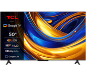 TV LED 50" - TCL 50P655, UHD 4K, Quad Core, Smart TV, Google HDR, Brushed titanium metal front