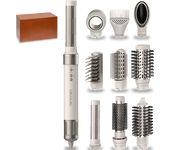 REACONDICIONADO Seminuevo Muy bueno Moldeador - Cecotec Bamba CeramicCare 10in1 AirGlam Champagne, Multifunción 10 en 1, Tecnología Coanda, 3 vel