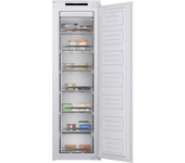 Congelador integrable - Haier HAUN518EW, 200 l, 176.9 cm, Sin panelar