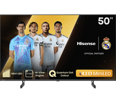 REACONDICIONADO Seminuevo Bueno TV Mini LED 50" - Hisense 50U6NQ, UHD4K, Quad Core/MT9603, Dolby VIsion&Atmos, Smart TV, LED, Game Bar, IA, Negro