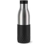 Botella - Tefal Bludrop N3110510, O,5 L, Acero Inox, Bebidas calientes 12hs, frías 24hs, Quick Press, Negro