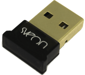 Adaptador Bluetooth - Sveon SCT400, 4.0, Velocidad de transferencia 3 Mbps, Alcance 50 m, Negro