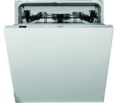 Lavavajillas integrable - Whirlpool WI 7020 PF, 14 cubiertos, 8 programas, 60 cm, Tercera bandeja, PowerClean Pro, Sin panelar