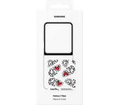 Funda móvil - Samsung Flipsuit Case, Para Galaxy Z Flip6, Efectos LED, Transparent-White