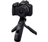 Cámara EVIL - Canon R50, Con RF-S 18-45 F4.5-6.3 IS, Kit creator, 24.2 megapixel, Wi-Fi, Negro