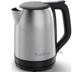 Hervidor de agua - Moulinex Subito 5 BY5S0D, 2400W, 1.7l, Diseño compacto, Filtro extraíble, Indicador una taza, Inox