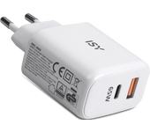 Cargador móvil - ISY IWC 4065, 65W, Universal, Blanco