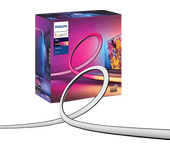Luces LED - Philips Hue Play Gradient Lightstrip, Tira para TV de 75", 6500 K, Luz blanca y color