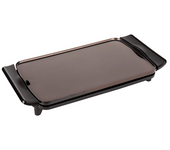 Plancha de asar - Jata JEGR0550, 2500 W, Antiadherente, Aluminio y terrastone, 55 cm, Negro