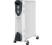 REACONDICIONADO Seminuevo Muy bueno Radiador - ok. ORO 1122524 ES, 2500 W, 3 niveles de calor, 11 elementos, Termostato regulable, Display LED, Blanco
