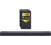 Barra de sonido - LG SC9S, Bluetooth,Subwoofer Inalámbrico, 400 W, Negro