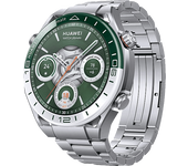 Smartwatch - Huawei Watch Ultimate, 140-210 mm, Modo campo de Golf, 14 días Autonomía, Titanio, Verde