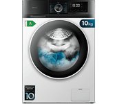 Lavadora carga frontal - Cecotec Bolero DressCode 10500 Inverter A, 10 kg, 1400 rpm, Motor Plus, Lavado con vapor, White