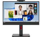 Monitor - Lenovo ThinkCentre Tiny-In-One 24 Gen 5 Profesional, 23.8", FHD, 6 ms, 60 Hz, USB Port, DP 1.2, HDMI® 1.4, Pantalla Táctil, Negro