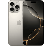 REACONDICIONADO Seminuevo Muy bueno Apple iPhone 16 Pro Max, Titanio Natural, 256 GB, 5G, 6.9 " OLED Super Retina XDR, Chip A18 Pro, iOS
