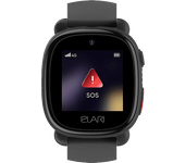 Smartwatch infantil - Elari KidPhone 4G Lite, GPS, Pantalla redonda 240x240, Nano SIM, Cámara 2 MP, Vibración, Negro