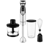 Batidora de mano - Ufesa Jupiter 1500 Max, W, Velocidad variable, 4 cuchillas, Inox