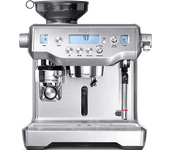 Cafetera express - Sage Oracle SES980BSS4EEU1, 15 bar, 2400 W, 2 Tazas, Pantalla LCD y botones, Acero Inoxidable