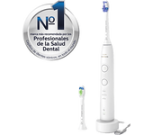 Cepillo eléctrico - Philips Sonicare 6500 HX7410/02, Tecnología sónica, Sensor de presión, 3 modos, intensidades, Blanco