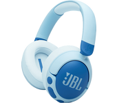 Auriculares infantiles - JBL Junior 470NC, Circumaurales , Sonido inocuo 85db, Control parental, Micrófono, Cancelación ruido, Autonomía 50h,Azul