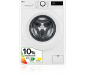 REACONDICIONADO Seminuevo Muy bueno Lavadora secadora - LG F4DR5009A3W, Serie 500, 9kg/6kg, 1400 rpm, 12 programas, Blanco