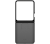 Funda móvil - Samsung Silicone Case, Para Galaxy Z Flip6, Con anillo, Gray