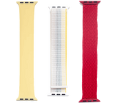Pack Correas - Friendly License Sport Mix, Apple Watch 38/40/41 mm, Amarillo, Beige, Rojo