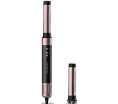 REACONDICIONADO Seminuevo Muy bueno Moldeador - Cecotec Bamba CeramicCare 2in1 AirGlam Black, Tecnología Coanda, Cerámico y keratina, Motor digital