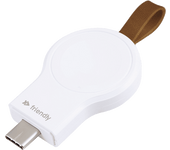 Cargador smartwatch inalámbrico - Friendly License FRWCH001, Apple Watch, 3W, Blanco