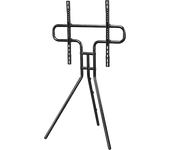 Soporte TV - Hama 00220870, Altura regulable, 191 cm (75"), VESA 300x200 a 600x400, Negro