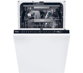 Lavavajillas integrable - Haier XI1C3TB2FB I-Pro Shine Series 4, 11 Servicios, 8 Programas, 44.8 cm, Tercera bandeja, Sin Panelar