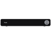 Barra de sonido - Trust Arys, Para PC/Portátil, 12 W, USB, Jack 3.5 mm, Negro