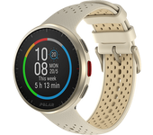 Reloj deportivo - Polar Pacer Pro, Gold, Pantalla de 1.2 ", Bluetooth, GPS, Análisis sueño, Autonomía hasta 35 h modo entrenamiento con GPS