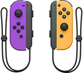 Mando Nintendo Switch - Joy-Con Set, Switch, Izquierda y Derecha, Vibración HD, Naranja morado