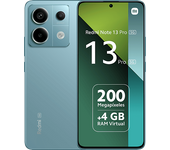 REACONDICIONADO Seminuevo Muy bueno Móvil - Xiaomi Redmi Note 13 Pro 5G, Verde Océano, 128GB, 8GB RAM, 6.67" AMOLED 1.5K, Qualcomm Snapdragon 7 Gen2