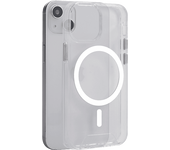 Funda móvil - ISY ISC 1111 MagISY, Para iPhone 15, Poliuretano, Transparente