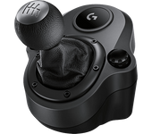 REACONDICIONADO Seminuevo Excelente Palanca de cambios - Logitech G DrivingForceShifter, Para Volantes G29, G920 y G923, Marcha atrás a presión, 6 vel