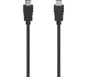 Cable HDMI - Hama 305149, 1.25 m, 10.2 Gbit/s, Resolución 1080 p, Negro