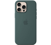 Apple Funda de silicona con MagSafe para iPhone 16 Pro Max, Verde lago